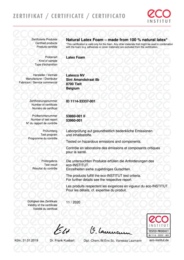 eco-institute-certificate